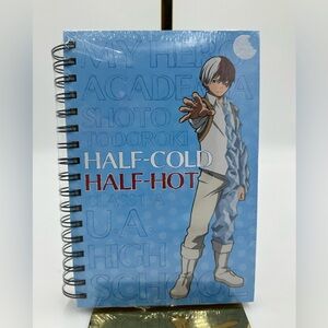 MY HERO ACADEMIA TODOROKI ANIME HARDCOVER SPIRAL NOTEBOOK 150 PAGES
